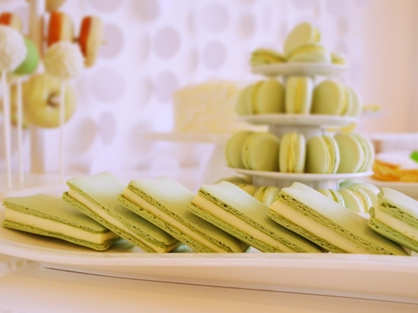 eckige Macarons
