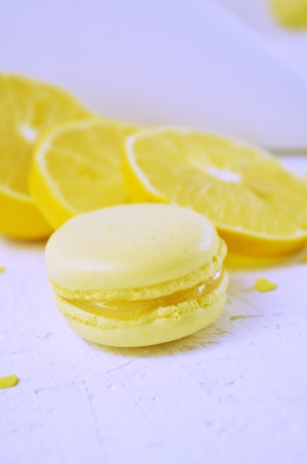 gelbe Macarons
