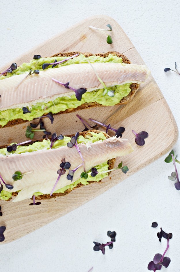 Avocado Forellen Stulle
