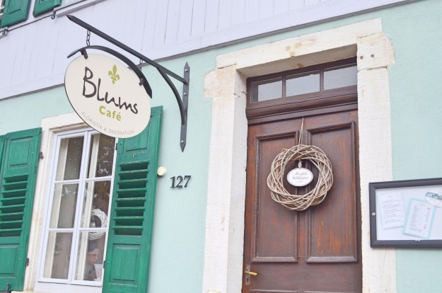 Blums Cafe Eingang
