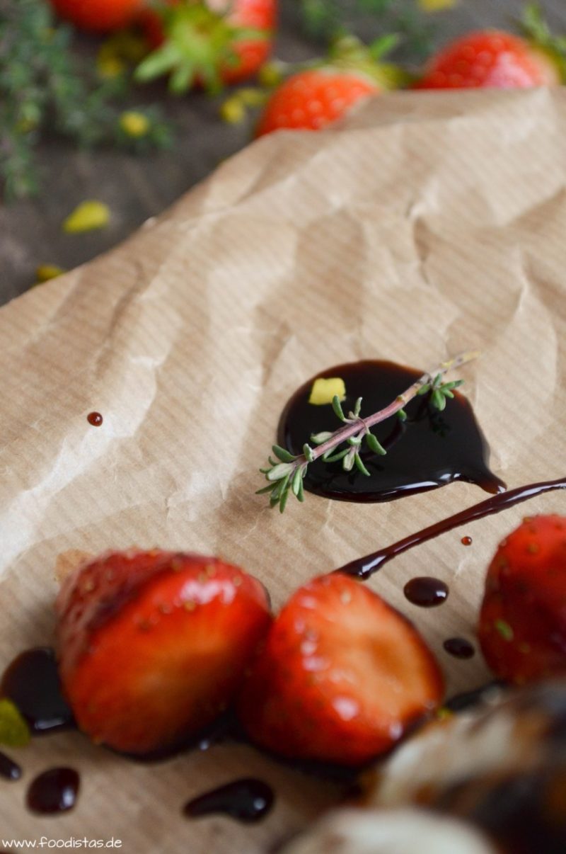 Ziegenkäse - Terrine mit Balsamico Erdbeeren › foodistas.de