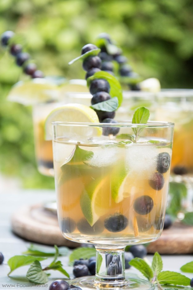 Blueberry Mojito von den Foodistas