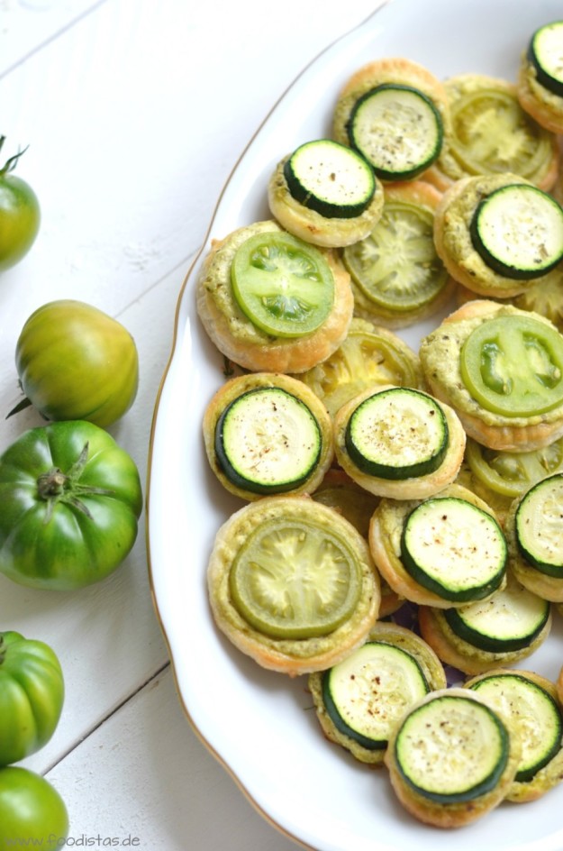 Grüne Tomaten Kreise