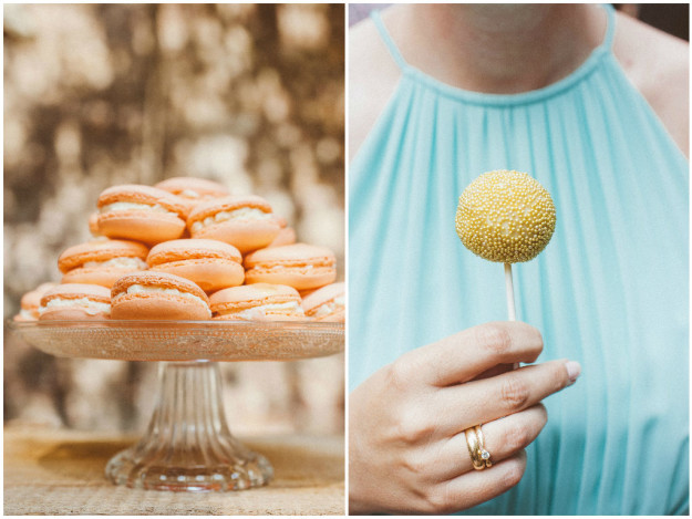 Pastell Macarons <span class="amp">&</span> Golden Cake Pops