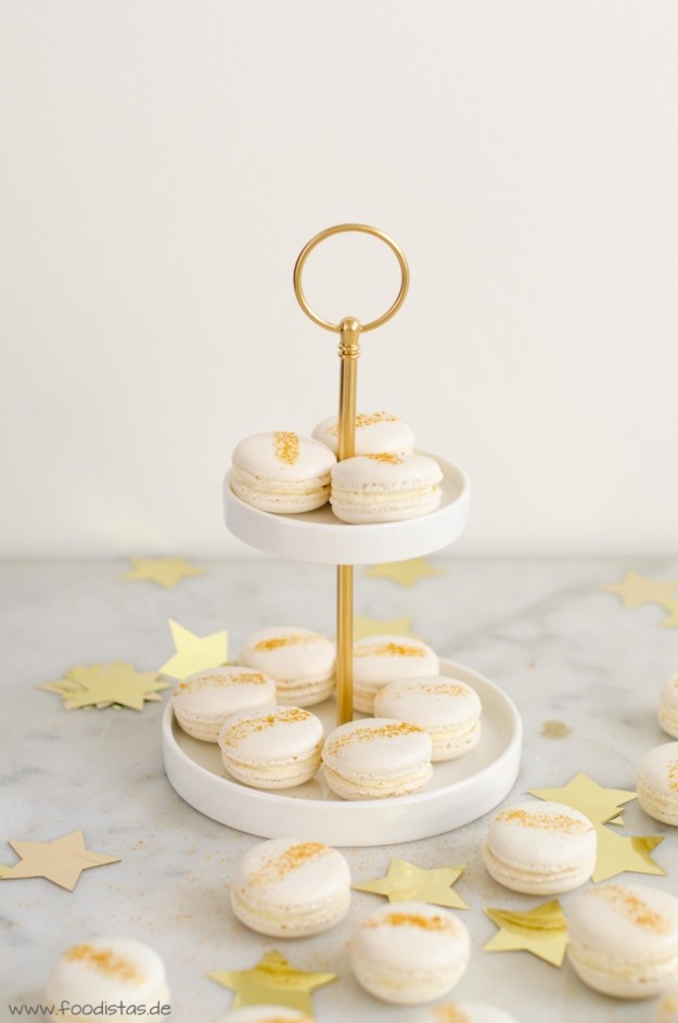 White Cranberry Macarons, Silvester Spezial