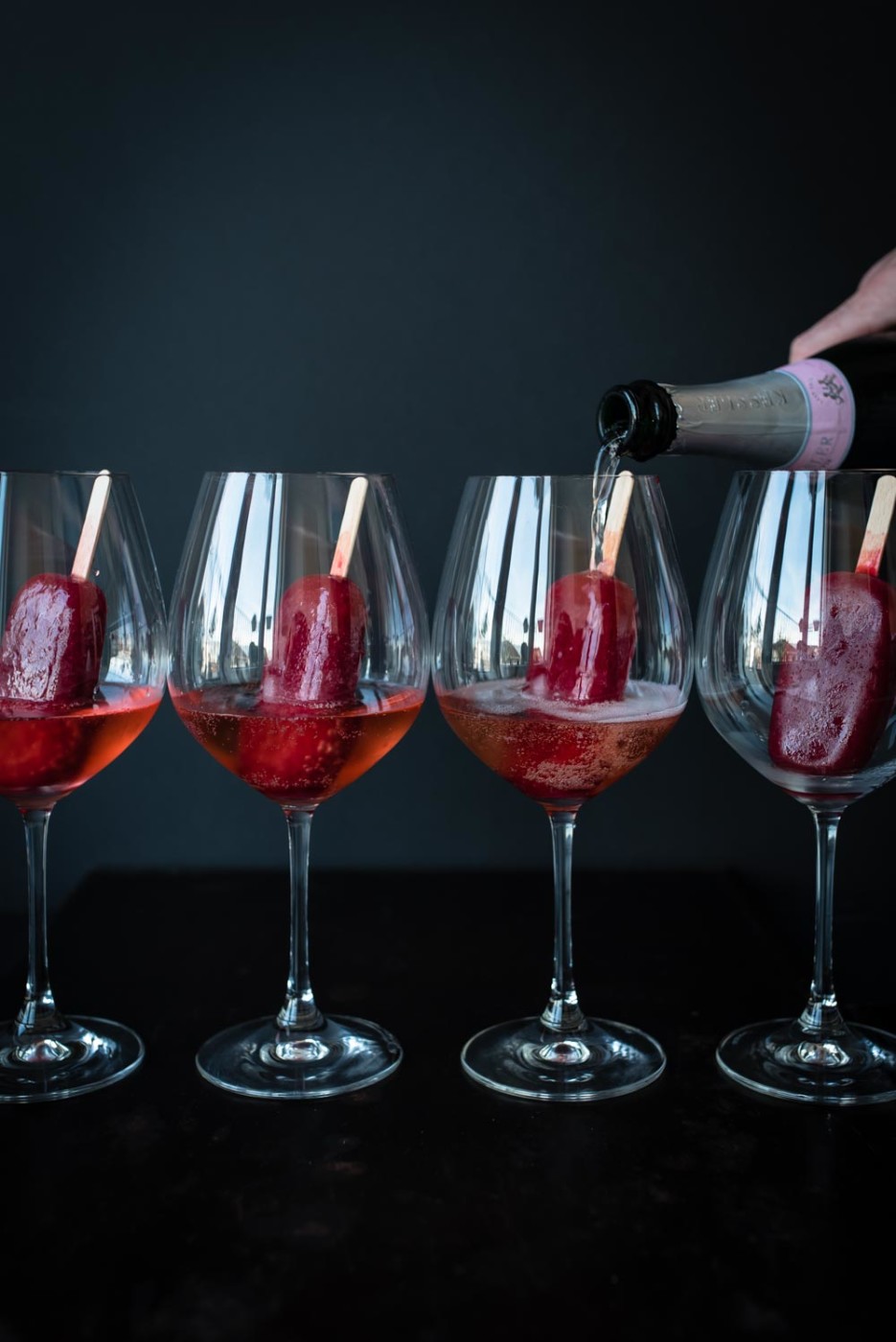 Himbeerlimes &amp; Rosenwasser Popsicles, Foodistas Bloggeburtstag ...