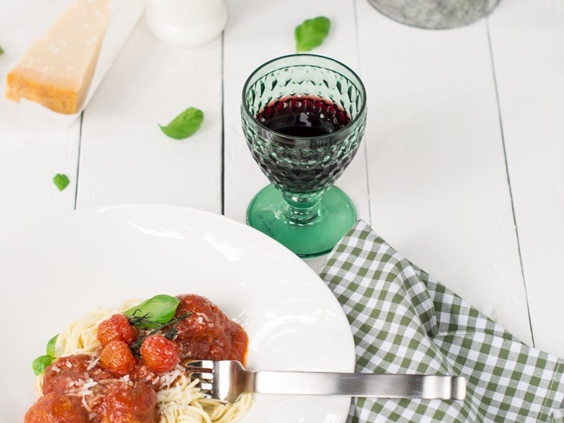 Spaghetti mit Hackfleischbällchen