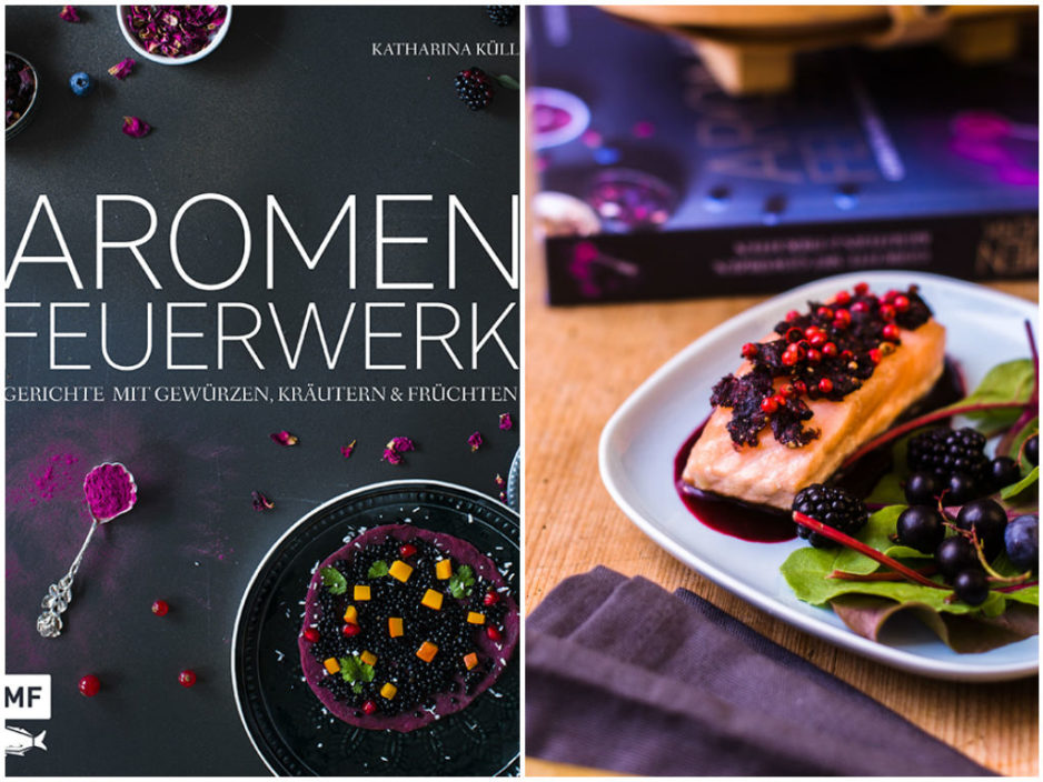 Aromenfeuerwerk aromatisierter Lachs mit einem Brombeer-Mangold-Salat (1 von 81)  Beitragsbild