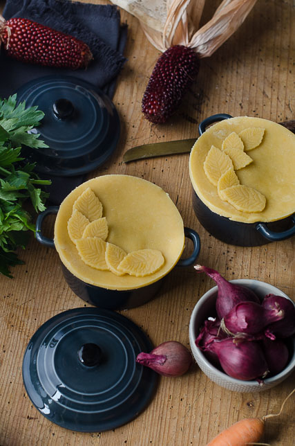 Bratwurst Beer Cheddar Pot Pie