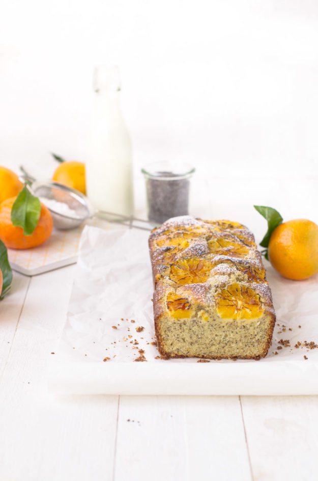 Flambierter Mandarinenkuchen