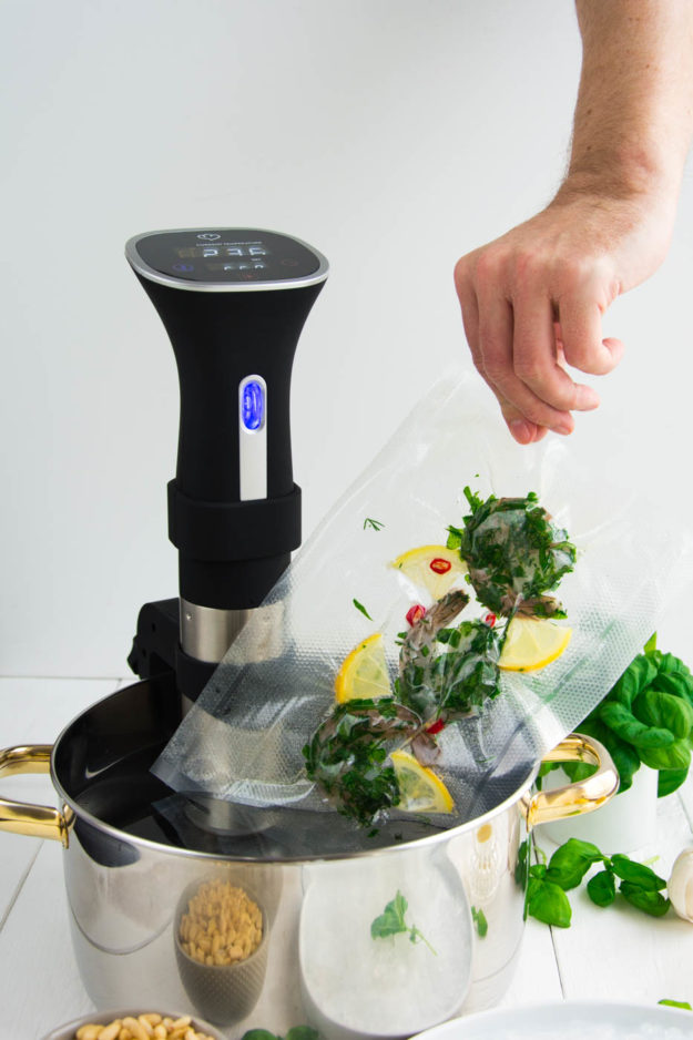 Garnelen Sous Vide