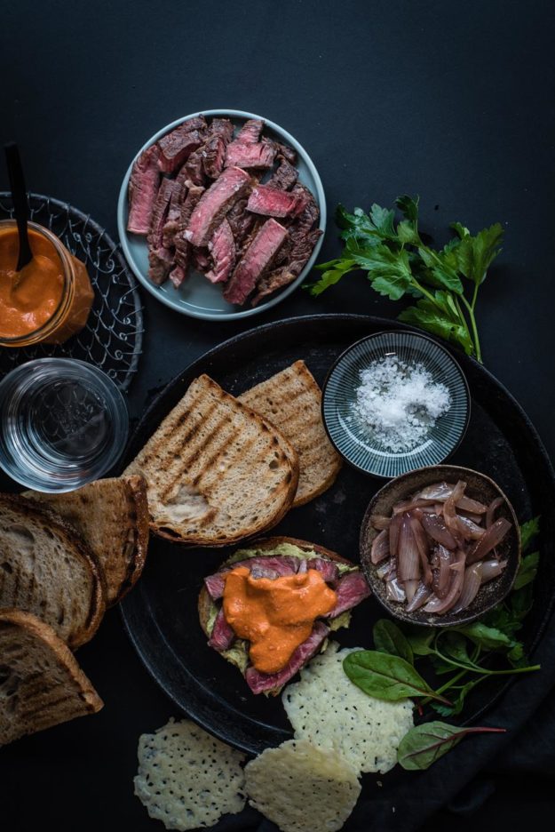 tricky steaksandwich foodistas