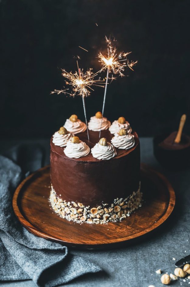 Schoko Haselnuss Torte