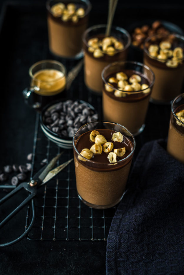 Schokoladen Haselnuss Mousse