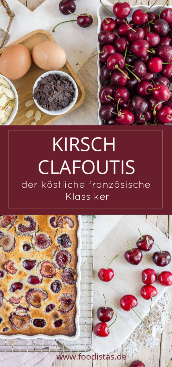 Kirsch Clafoutis ein französischer Klassiker mit Mandeln › foodistas.de