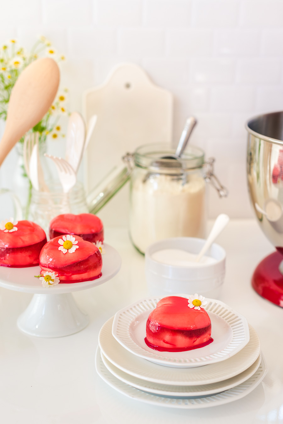 Mirror Glaze Herzen KitcheAid Queen of Hearts