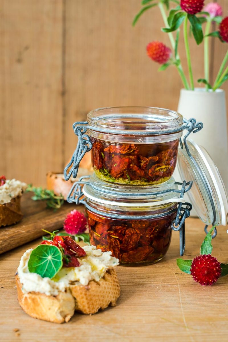 Crostini mit getrockneten Tomaten und Bohnencreme Rezept, Vorspeise ...