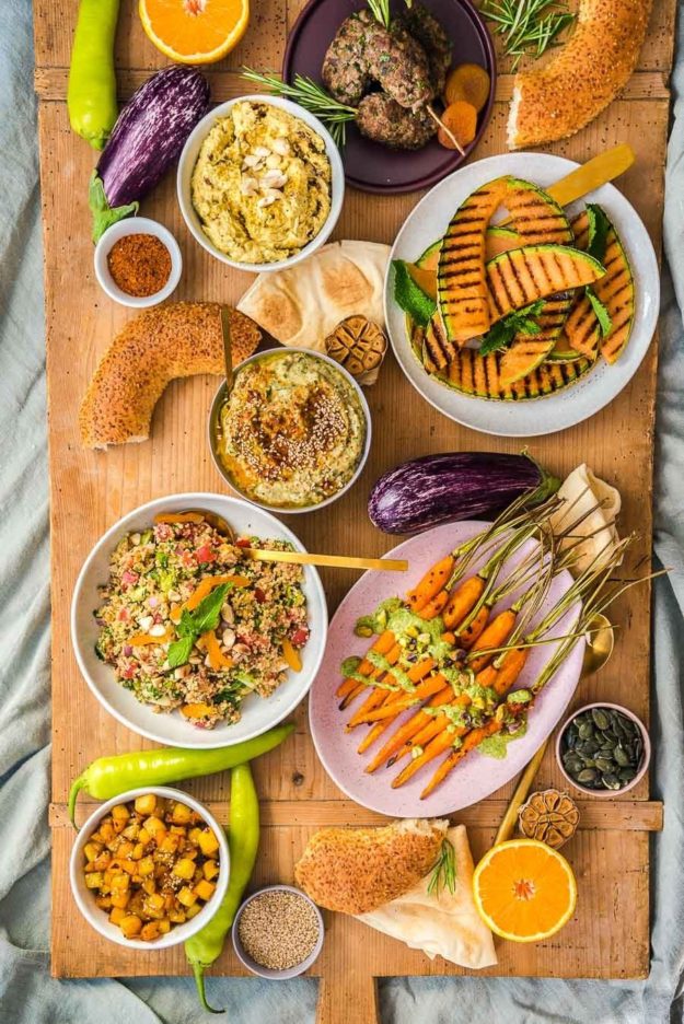 Libanesische Vorspeisen Mezze