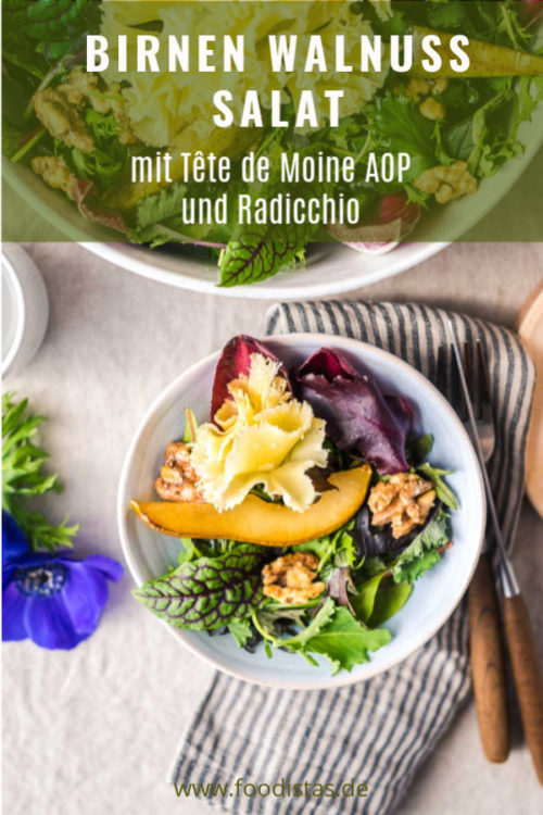 Birnen Walnuss Salat mit Tête de Moine AOP, Ostern wird köstlich ...