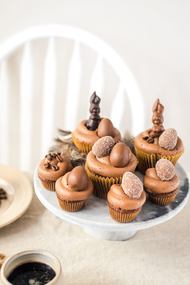 Kaffee Cupcakes Ostern