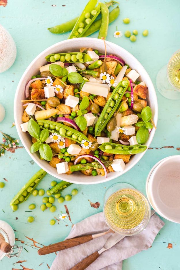 Spargel Panzanella