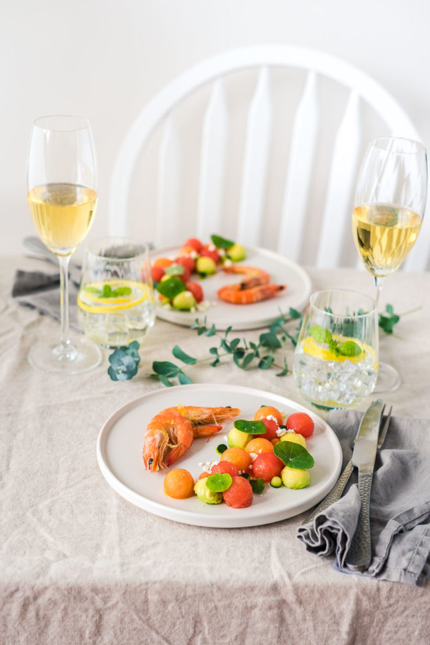 Zwiesel Melone Gurke Shrimps