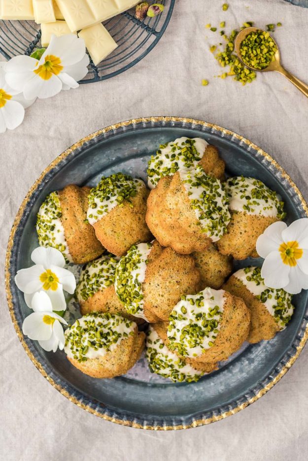 Pistazien Madeleines