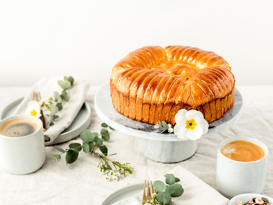 Woll Bread mit Schokoladenfüllung