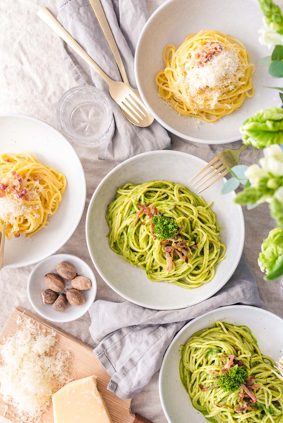 Zweierlei Carbonara 3 Glocken