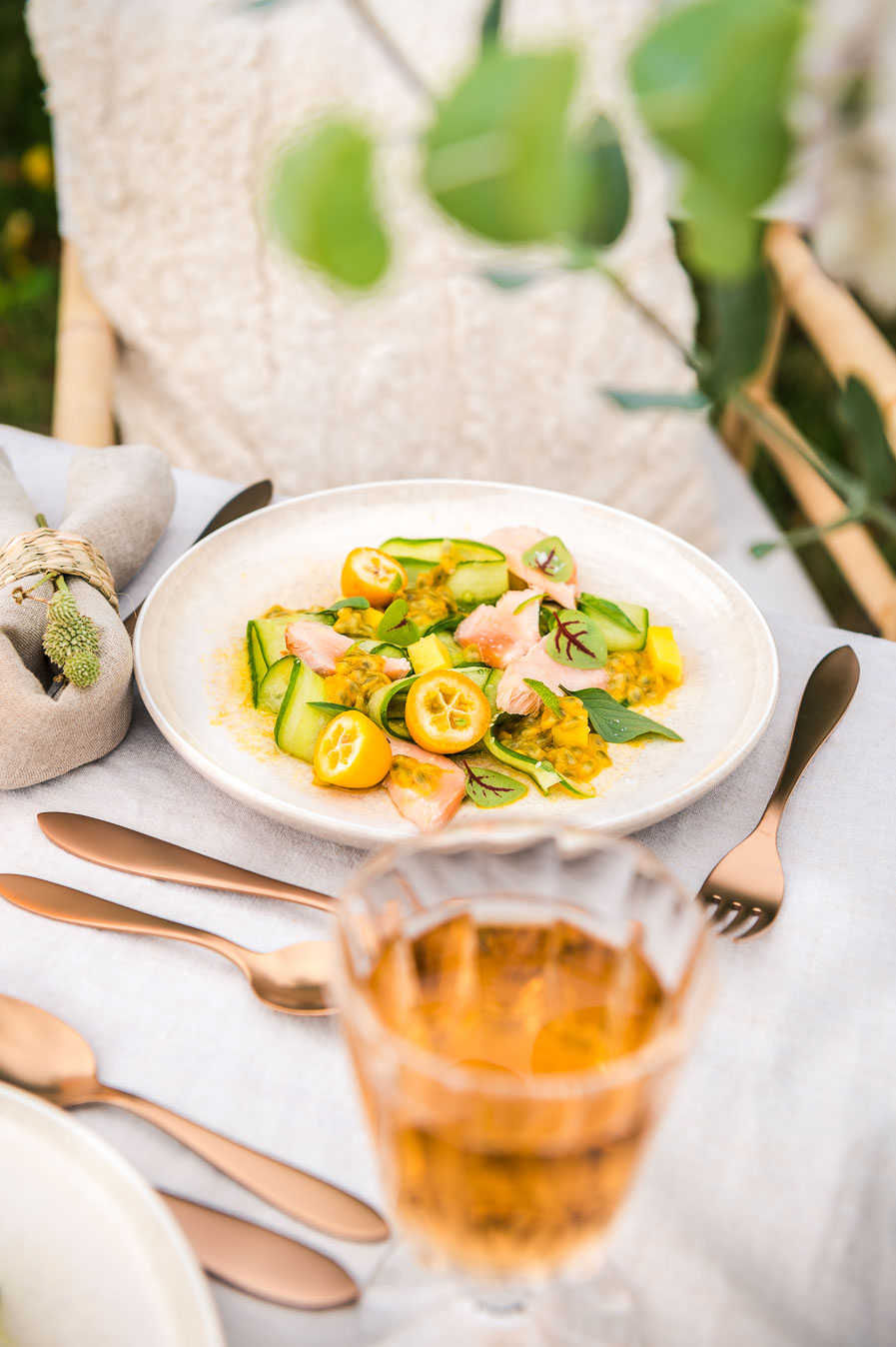 Villeroy und Boch Lachs Gurken Salat