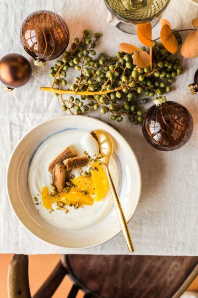 Vanille-Ricotta mit Orangenfilets, Rezept Dessert zu Weihnachten ...