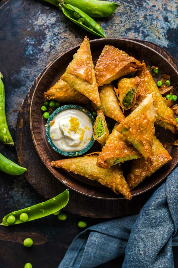 Erbsen Samosas