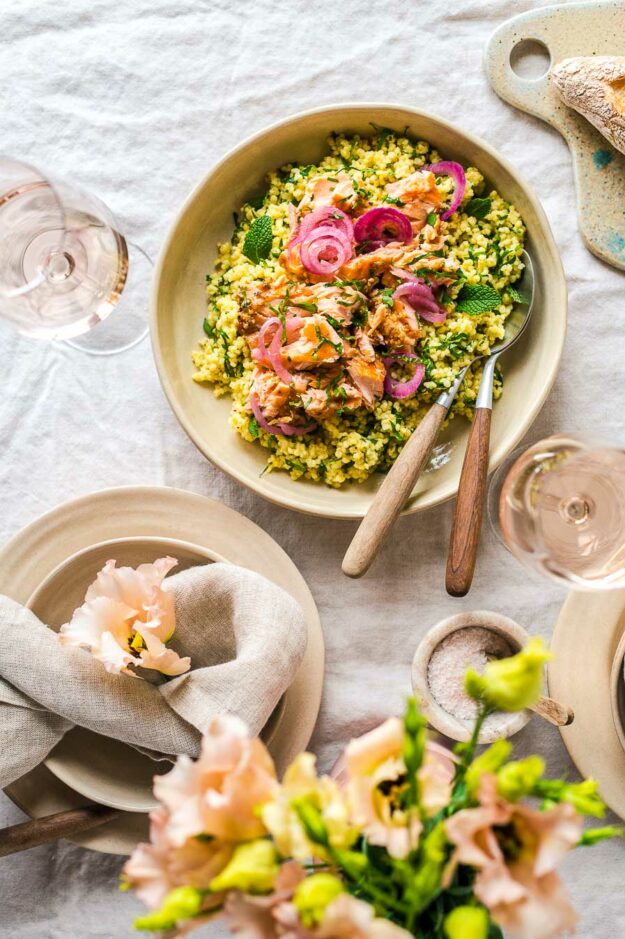 Plaimont Weine mit Lachs und Couscous-36