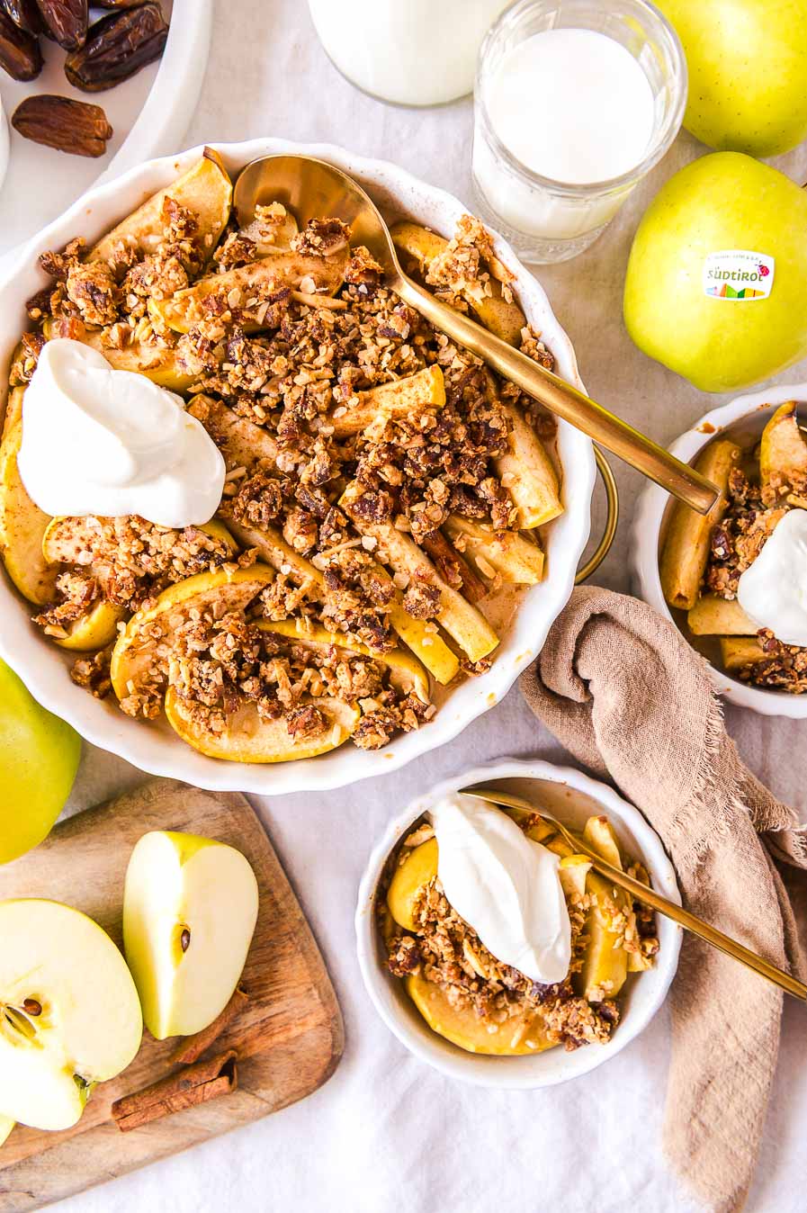 Im Ofen gebackener Frühstücksapfel-20