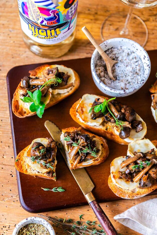 Colombelle Pilz Crostini mit Ziegenkäse-31